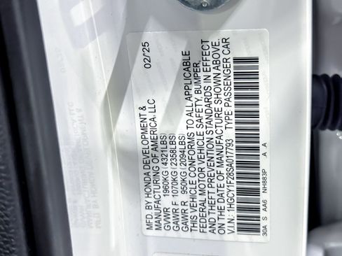 Used 2025 Honda Accord LX image 21