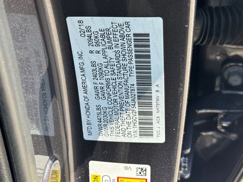 Certified 2018 Honda Accord EX-L image 28