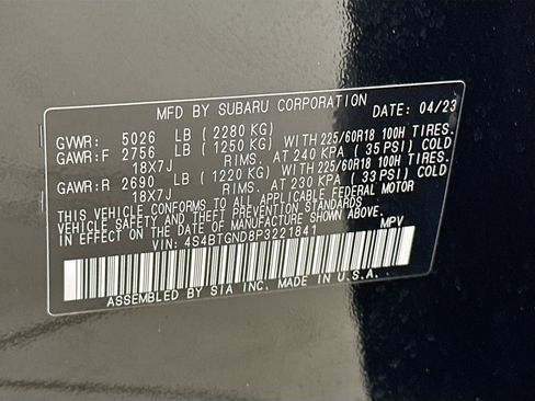Used 2023 Subaru Outback Limited XT AWD/4WD image 32
