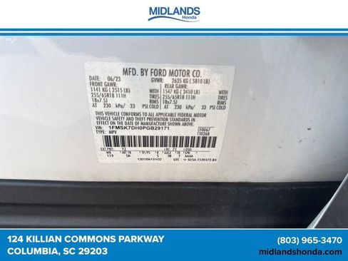 Used 2023 Ford Explorer XLT w/ Equipment Group 202A RWD image 40