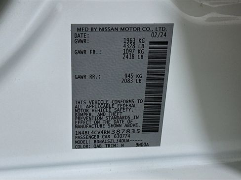 Used 2024 Nissan Altima 2.5 SR image 12