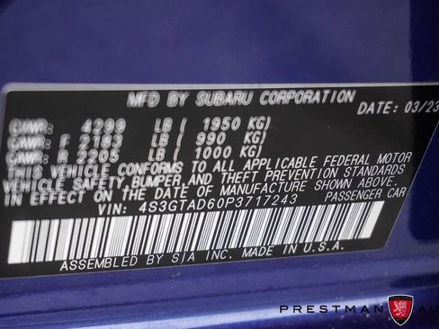 Used 2023 Subaru Impreza 2.0i Premium AWD/4WD image 21