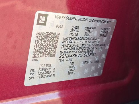 Certified 2019 Chevrolet Equinox LT FWD image 31