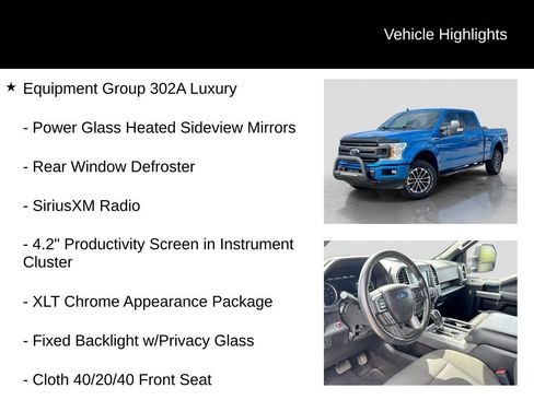 Used 2020 Ford F150 XLT w/ Equipment Group 302A Luxury AWD/4WD image 6