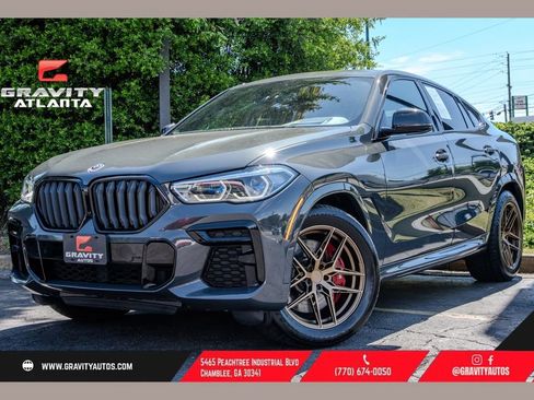 Used 2022 BMW X6 M50i w/ Executive Package AWD/4WD image 1