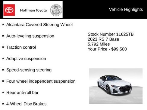 Used 2023 Audi RS 7 Sportback AWD/4WD image 26