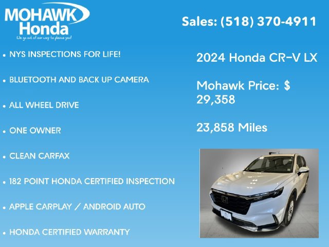 Certified 2024 Honda CR-V LX image 8