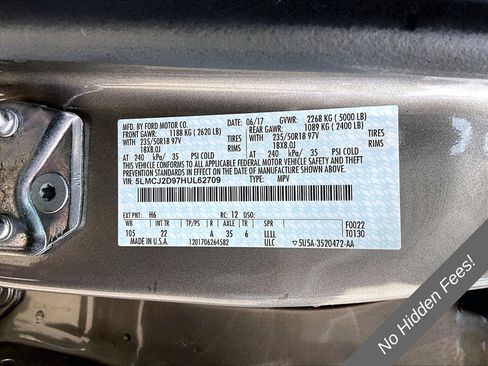 Used 2017 Lincoln MKC Select w/ Select Plus Package AWD/4WD image 29
