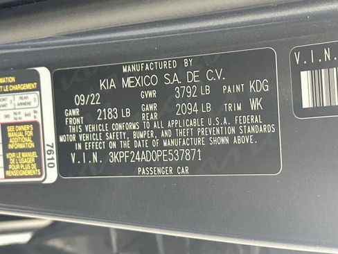 Used 2023 Kia Forte LXS FWD image 12