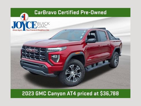 Certified 2023 GMC Canyon AT4 w/ LPO, Sports Bar Package AWD/4WD image 1