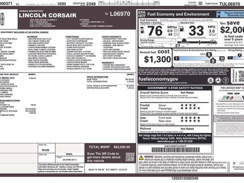 New 2026 Lincoln Corsair Grand Touring AWD/4WD image 26
