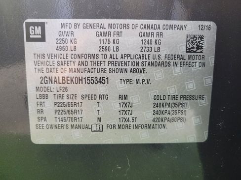Used 2017 Chevrolet Equinox LS FWD image 33