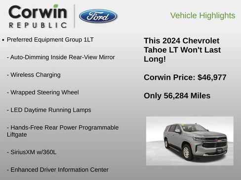 Used 2024 Chevrolet Tahoe LT image 12