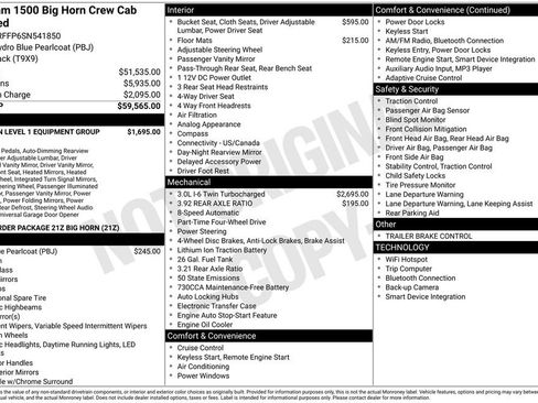 New 2025 RAM 1500 Big Horn AWD/4WD image 17