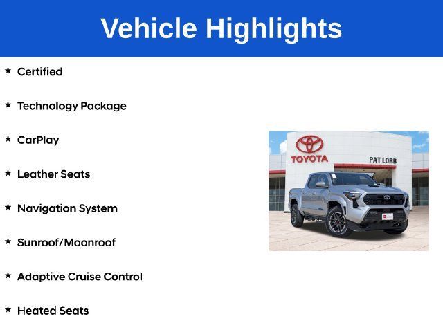 Certified 2024 Toyota Tacoma TRD Sport w/ TRD Sport Premium Package RWD image 5