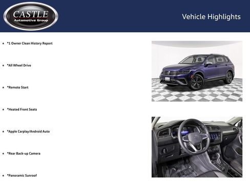 Used 2024 Volkswagen Tiguan Wolfsburg Edition w/ Panoramic Sunroof Package AWD/4WD image 4
