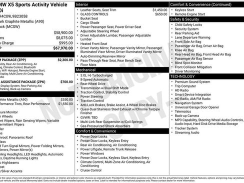 Used 2020 BMW X5 sDrive40i w/ Premium Package RWD image 8