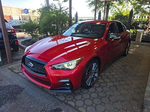 Certified 2024 INFINITI Q50 Red Sport 400 w/ All Weather Package AWD/4WD image 2
