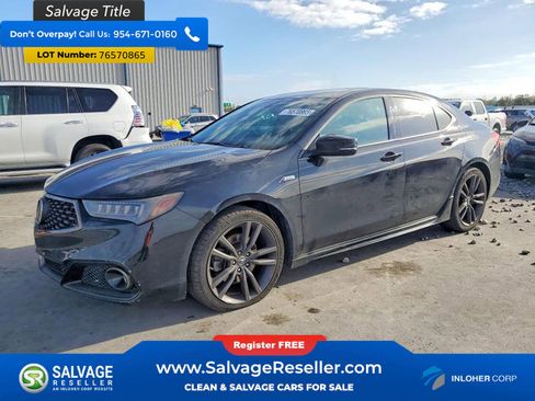 Used 2018 Acura TLX V6 w/ Technology & A-SPEC Pkg FWD image 1