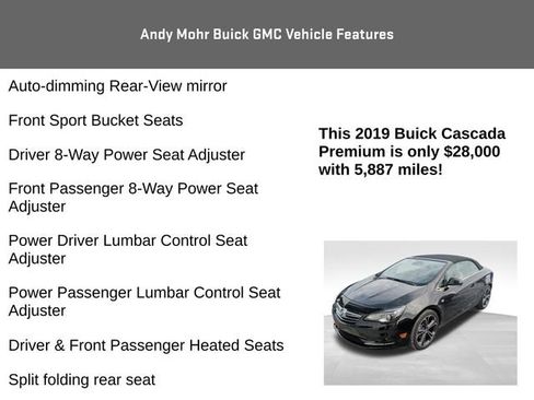 Used 2019 Buick Cascada Premium image 15