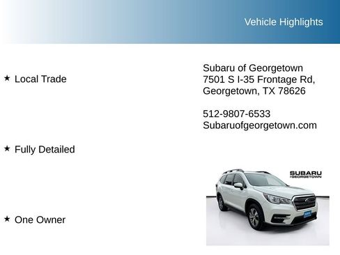 Used 2020 Subaru Ascent Premium w/ Convenience Package AWD/4WD image 10