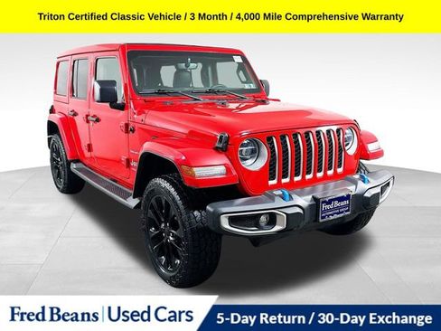 Used 2022 Jeep Wrangler Unlimited Sahara w/ Cold Weather Group AWD/4WD image 1