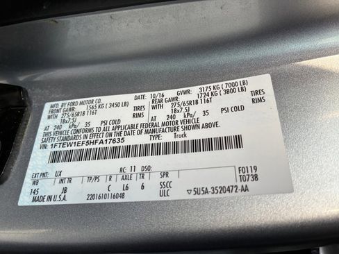 Used 2017 Ford F150 XLT w/ Equipment Group 302A Luxury image 32