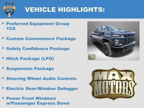 Used 2022 Chevrolet Silverado 2500 Custom w/ Custom Convenience Package AWD/4WD image 6