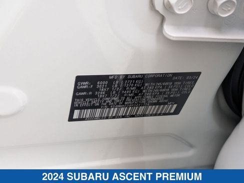 Certified 2024 Subaru Ascent Premium w/ Convenience Package image 39