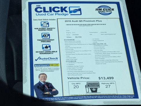 Used 2016 Audi Q5 2.0T Premium Plus w/ Premium Plus Package image 14