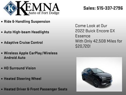 Used 2022 Buick Encore GX Essence w/ Advanced Technology Package image 13