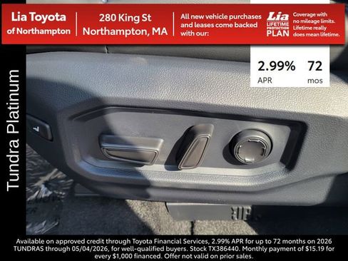 New 2026 Toyota Tundra Platinum AWD/4WD image 16