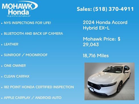 Certified 2024 Honda Accord EX-L image 7