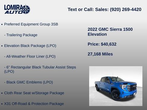 Used 2022 GMC Sierra 1500 Elevation AWD/4WD image 33