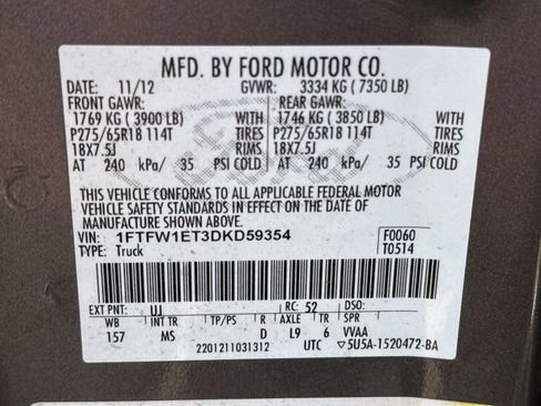 Used 2013 Ford F150 XLT w/ XLT Chrome Pkg image 28