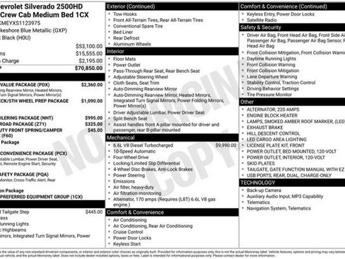Used 2025 Chevrolet Silverado 2500 Custom w/ Custom Value Package AWD/4WD image 2
