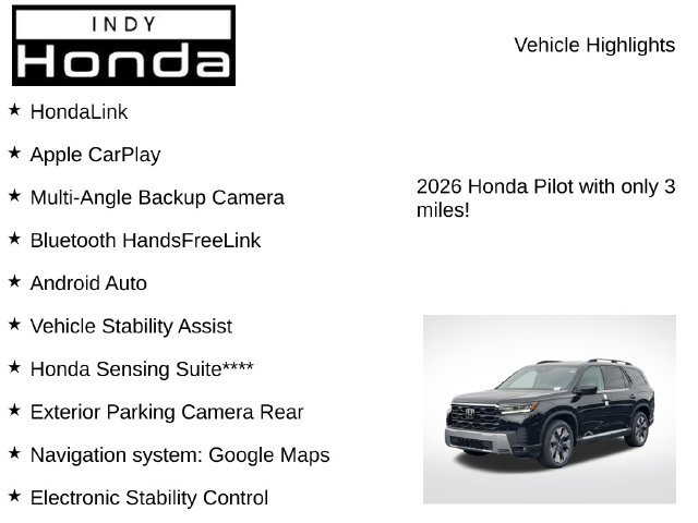 New 2026 Honda Pilot Elite image 7