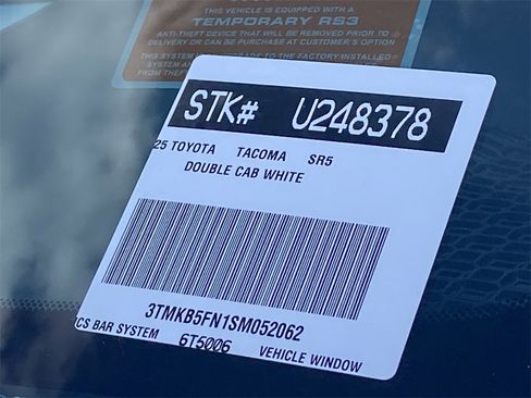 Certified 2025 Toyota Tacoma SR5 image 36