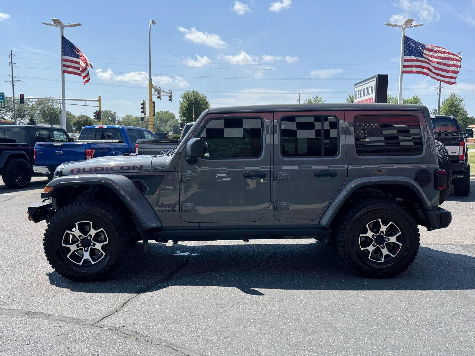 Used 2021 Jeep Wrangler Unlimited Rubicon w/ Uconnect 4C Nav & Sound Group AWD/4WD image 4