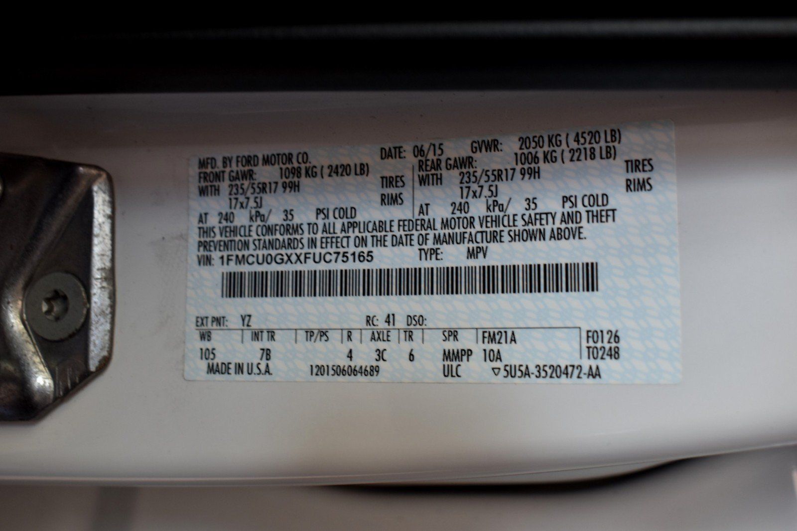 Used 2015 Ford Escape SE FWD image 44