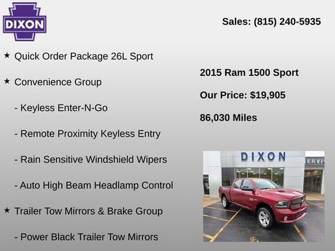 Used 2015 RAM 1500 Sport AWD/4WD image 4