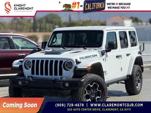 Used 2021 Jeep Wrangler Unlimited Rubicon 4xe w/ Cold Weather Group AWD/4WD image 1