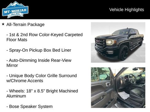 Used 2016 GMC Sierra 1500 SLT w/ All-Terrain Package image 24