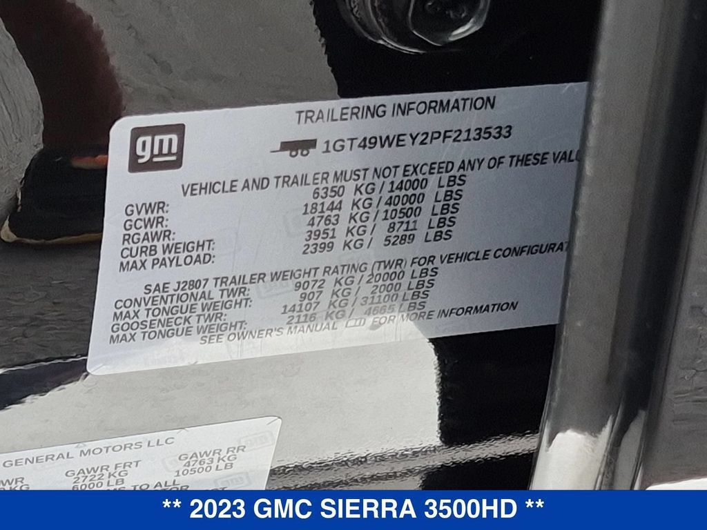 Used 2023 GMC Sierra 3500 Denali w/ Denali Ultimate Package AWD/4WD image 35