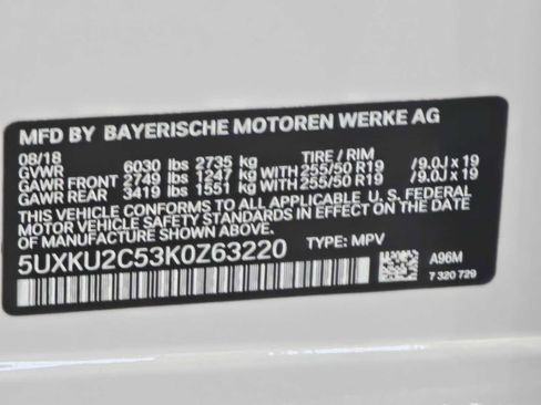 Used 2019 BMW X6 xDrive35i w/ M Sport Package image 30