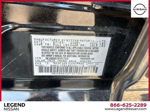 Used 2023 Nissan Sentra SR w/ SR Premium Package FWD image 20