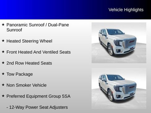 Used 2021 GMC Yukon Denali w/ LPO, Illumination Package AWD/4WD image 8