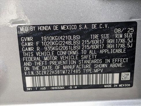 New 2026 Honda HR-V LX image 18