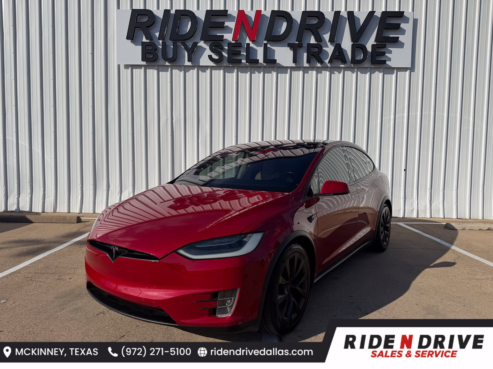 Used 2017 Tesla Model X 75D AWD/4WD image 1