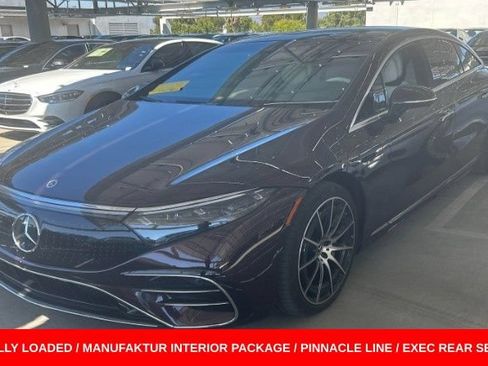 Used 2024 Mercedes-Benz EQS 580 4MATIC Sedan image 1